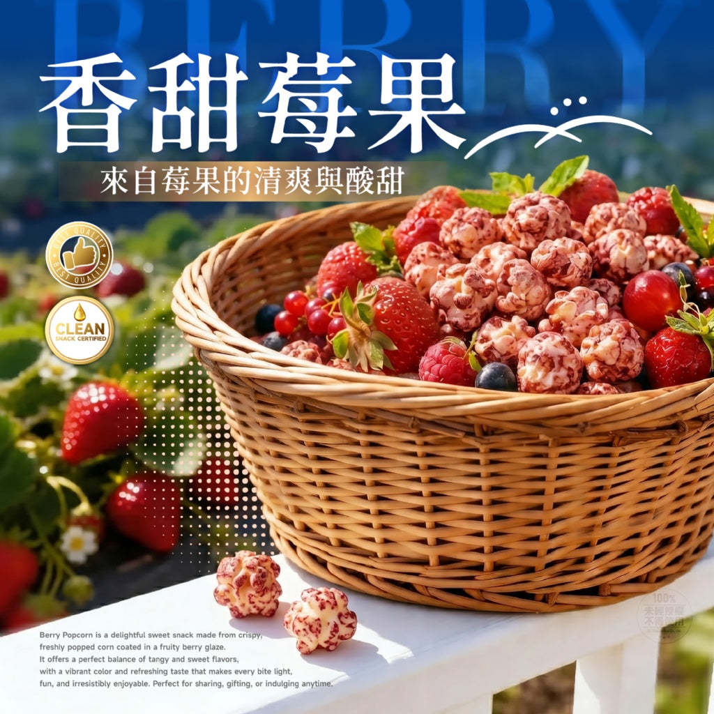 BOOM星樂園【中秋限定】月見之菓 四重奏風味爆米花 8入組（贈 Dinotaeng限定保冷袋