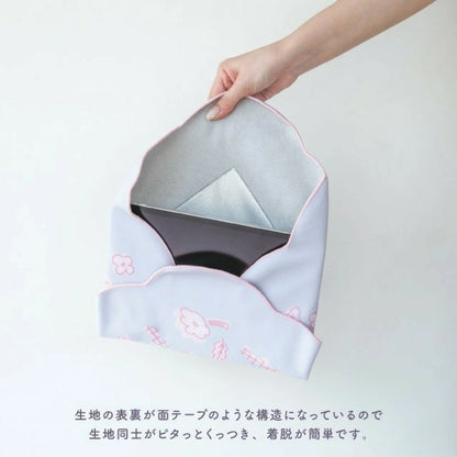 【預購】日本直送｜魔法黏黏保冷餐布 (顏色隨機)